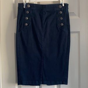 Express denim pencil skirt - size 8